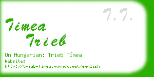 timea trieb business card